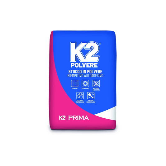 K2 Polvere - Stucco Extra Fine per Rasature e Preparazione Superfici