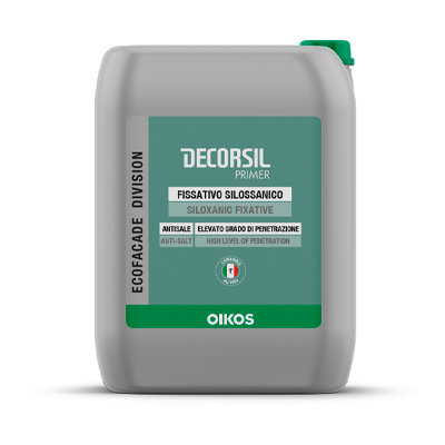 Decorsil Primer Oikos – Primer Silossanico Antisale per Interni ed Esterni