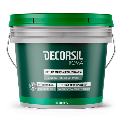 Decorsil Roma Oikos – Pittura Silossanica Ecologica Opaca per Esterni