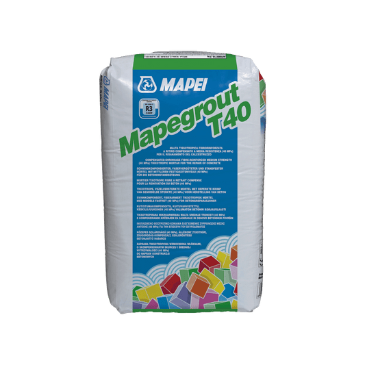 Mapei Mapegrout T40 – Malta Fibrorinforzata per Risanamento Calcestruzzo