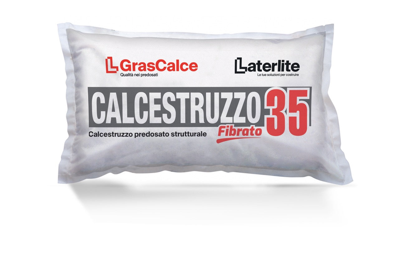 Calcestruzzo 35 Fibrato – Predosato Strutturale Rck 35 N/mm² | Produzione Centro-Sud Italia