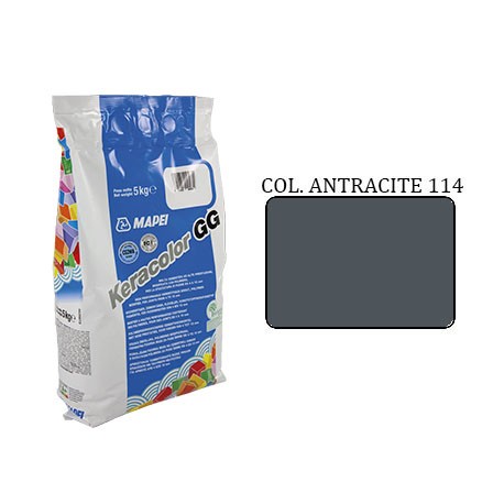 Mapei Keracolor GG 114 Antracite 5 kg – Fughe 4-15 mm