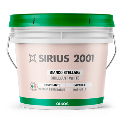 Sirius: Pittura Ecologica Acrilica Lavabile per Interni
