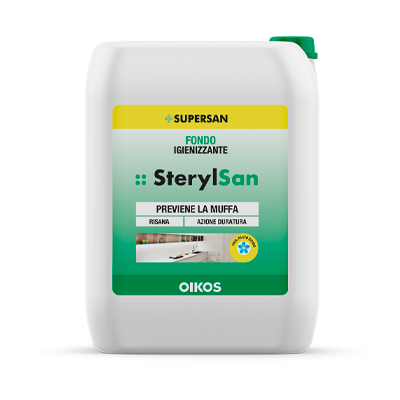 SterylSan: Fondo Risanante Antimuffa per Interni ed Esterni